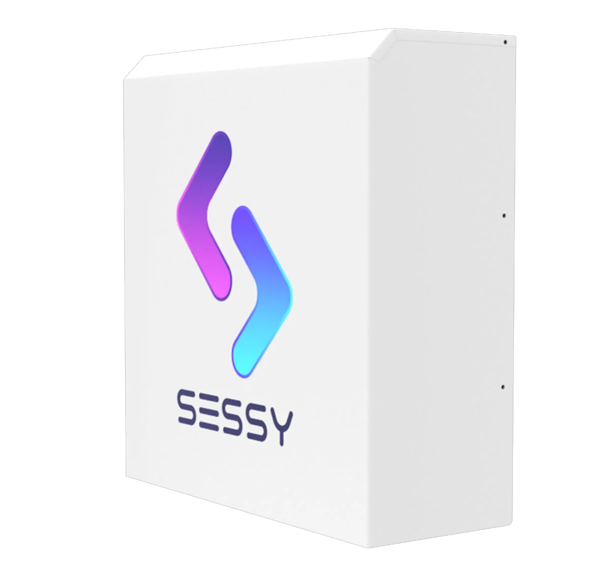 Sessy Thuisbatterij Wit - Energieopslagoplossing met geavanceerde technologie voor zelfvoorzienend energiegebruik thuis.