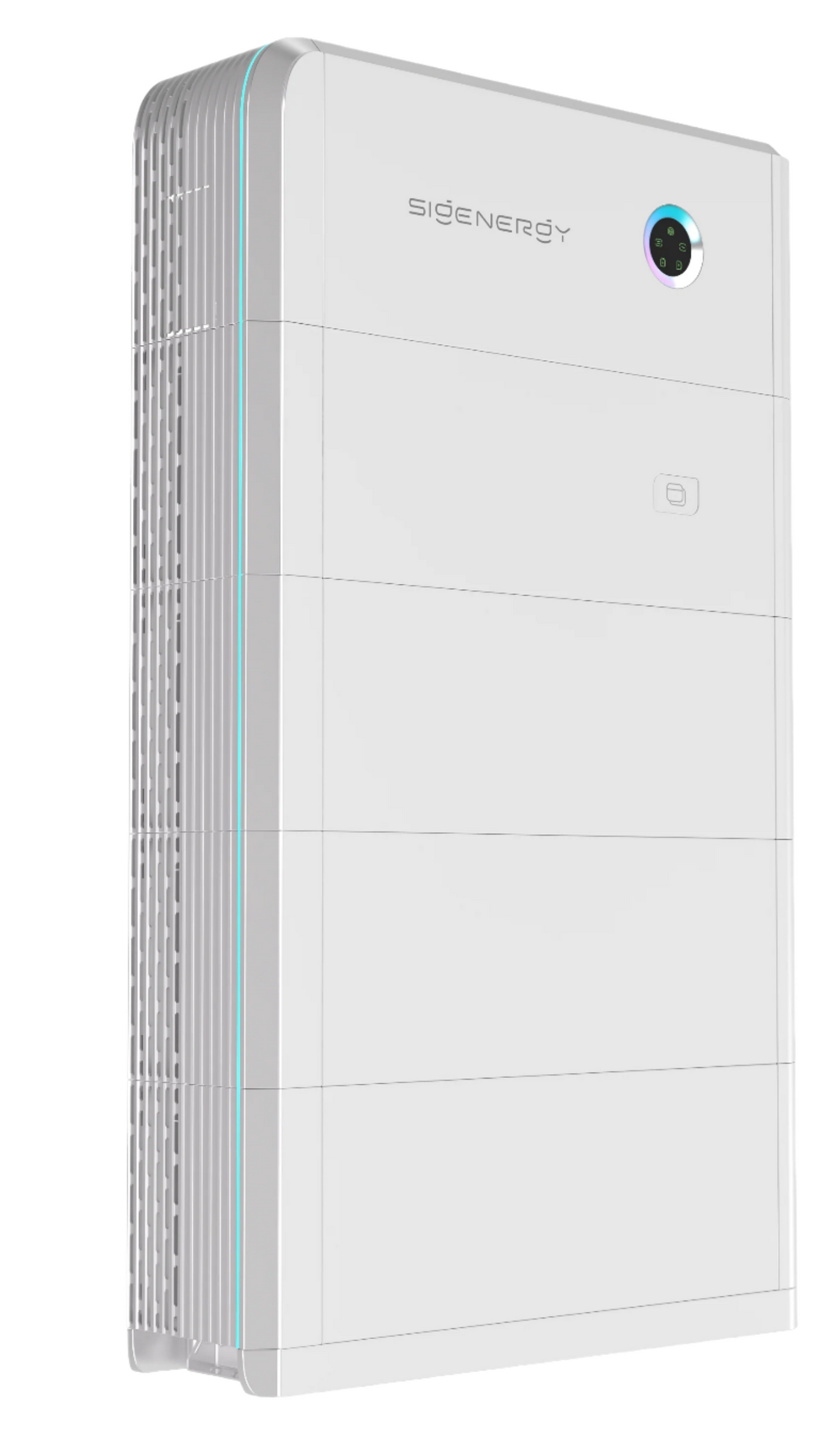 Slimme thuisbatterij met compacte vormgeving, ideaal voor energiebeheer en zelfvoorzienend wonen, compatibel met zonne-energiesystemen. 5 tot 48 kWh opslag