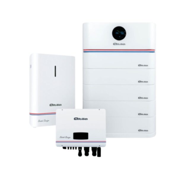 Complete Altilia thuisbatterij set – modulaire batterijmodules, geavanceerde omvormer en energiebeheer, slimme opslagoplossing voor zonnepanelen en duurzame energie in huis